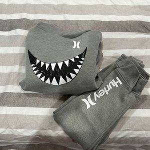 Hurley Kids Pullover Hoodie and Jogger Pants Two-Piece Set